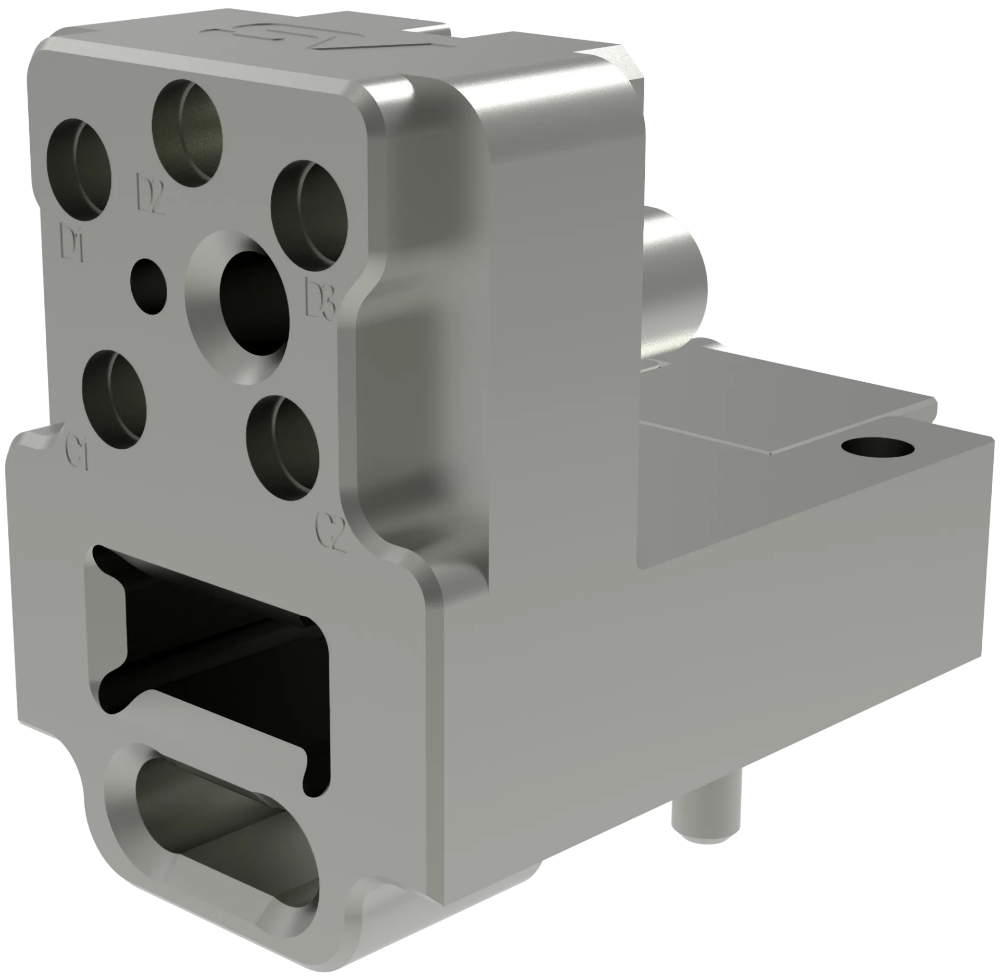 NanoRF VITA 67.3 5 Port RF and 1 Port MT Fiber Plug-In Hybrid Module